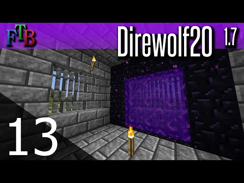 Minecraft Direwolf20 1.7 - ep. 13 - The Nether