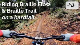 4k GoPro riding Braille Flow and Braille Downhill on a Specialized Fuse hardtail 29er