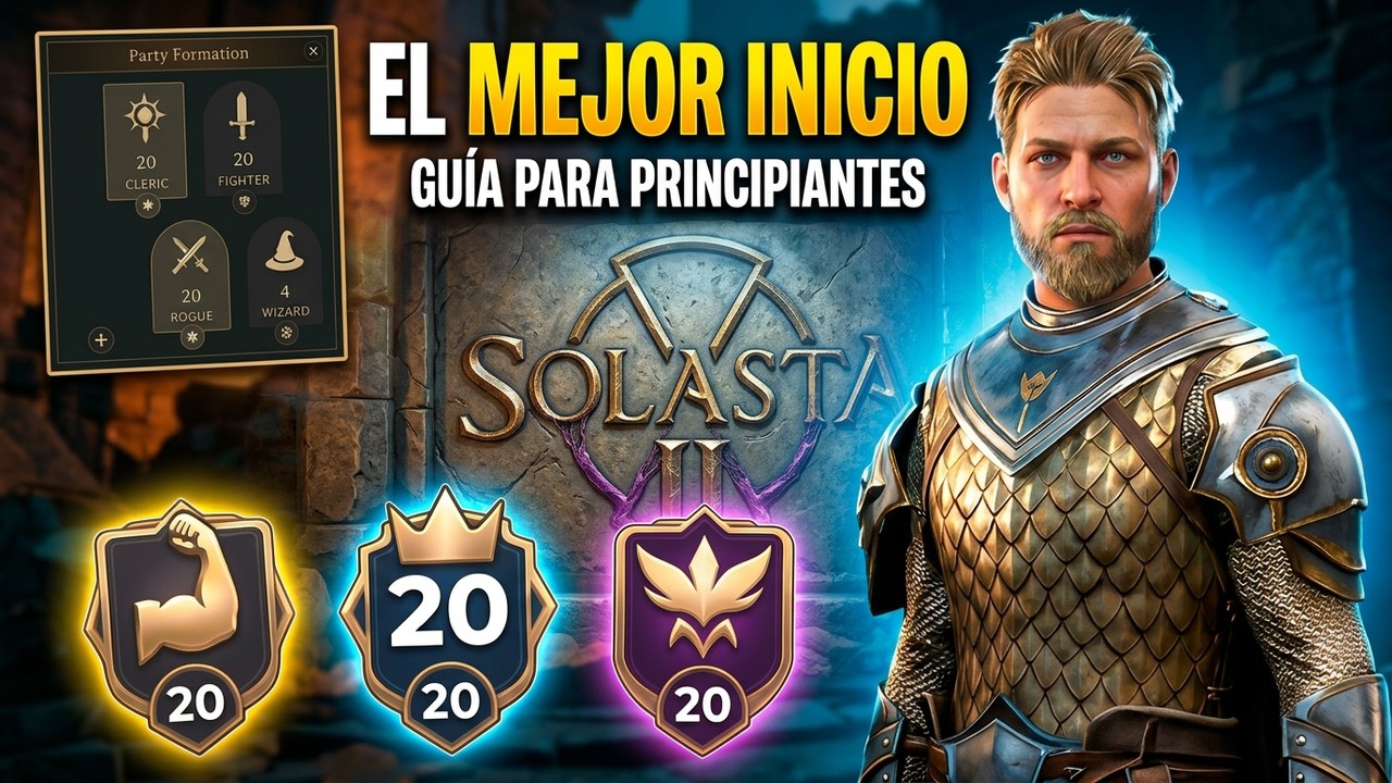 Solasta 2: Consejos Esenciales, Clases, Ancestros y Estrategia Ganadora