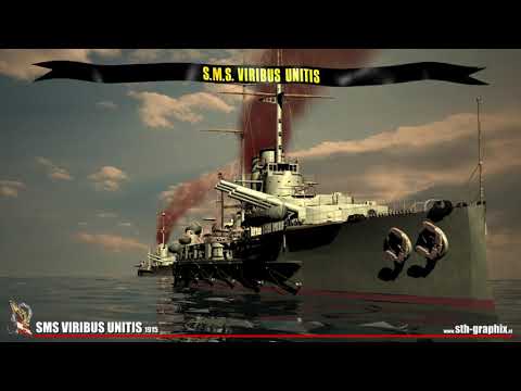 SMS Viribus Unitis, SMS Tegetthoff - Anschießen der schweren Artillerie