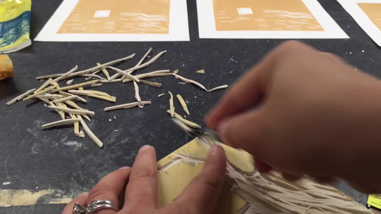 How to make a Reduction Lino Cut Print