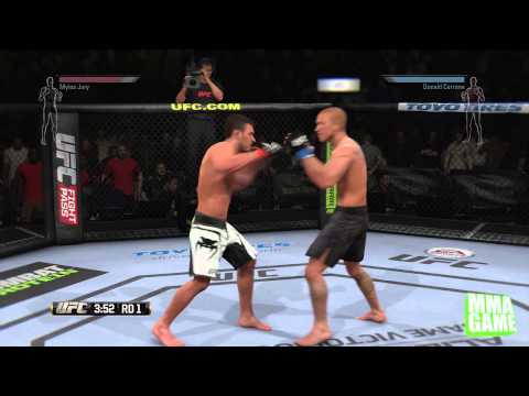 EA Sports UFC - Donald Cowboy Cerrone vs. Myles Jury UFC 182 CPU vs CPU Fight Simulation