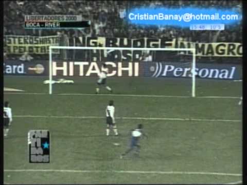 Boca 3 River 0 Libertadores 2000 (Resumen Completo )