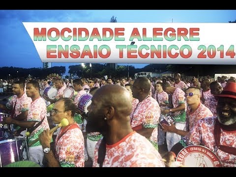 Mocidade Alegre Bateria Ritmo Puro Ensaio Técnico 25/01/2014