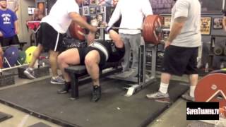 World Record Bench Press (Raw) 722 Lbs by Eric Spoto