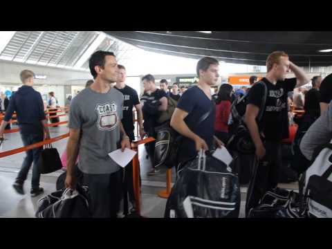 L´equipe des Aigles de Nice sont en route pour Cholet