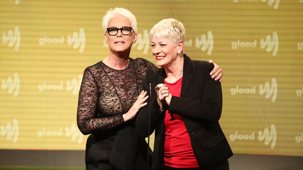 Jamie Lee Curtis and Sara Cunningham talk Free Mom Hugs at the GLAAD Media Awards