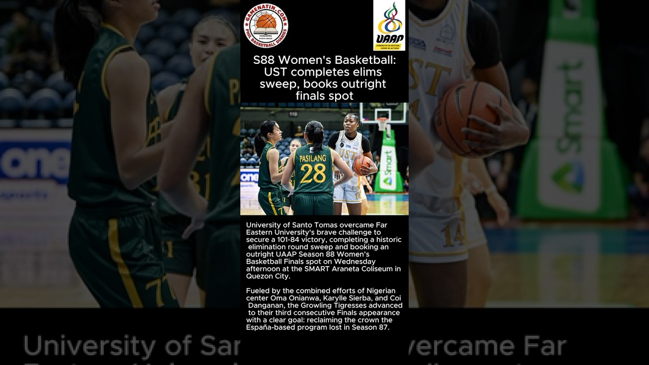 UAAP Women's Basketball: UST sweeps eliminations after clobbering FEU, heads straight to Finals