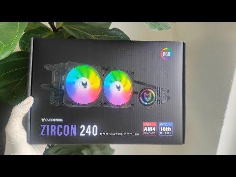 Unboxing and AM4 Installation - OVERSTEEL ZIRCON 240mm AIO #pc #unboxing #cpucooler #am4 #ryzen
