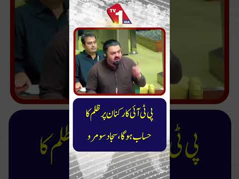 پی ٹی آئی کارکنوں کا ان کے مظالم پر احتساب کیا جائے گا: سجاد سومرو