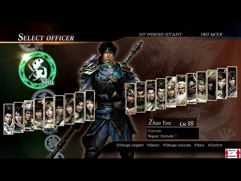 Dynasty Warriors 8 Level 5 Weapon Guides - Zhao Yun (Battle of Yiling - Shu Forces)