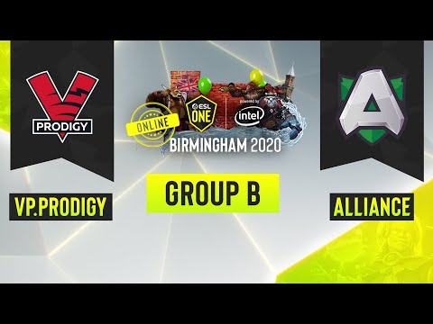 Dota2 - VP.Prodigy vs. Alliance - Game 1 - ESL One Birmingham 2020 - Group B - EU