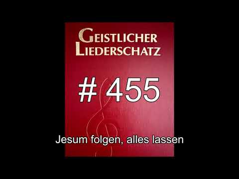 455. Jesum folgen, alles lassen