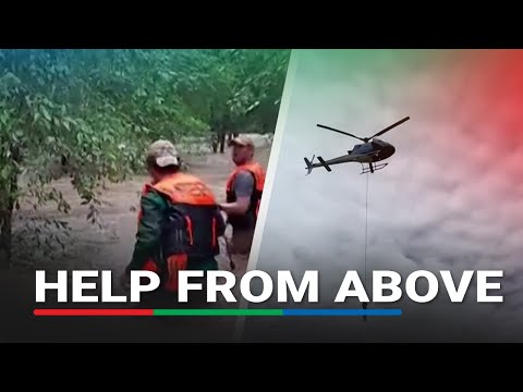 Help from above: Helicopter rescues tourists from flooded Kenyan nature reserve