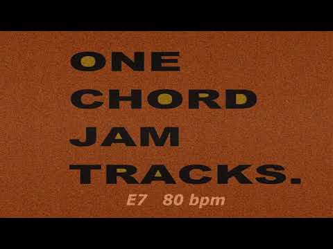 E7 - Psychedelic Rock - 80 bpm | One Chord Jam Tracks