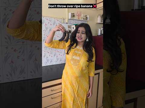 "Best trick to use over ripe bananas." 😲🤯🤪 #relatable #trending #shorts