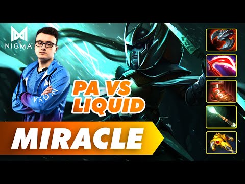MIRACLE PHANTOM ASSASSIN EPIC LEAGE GAME | NIGMA Vs LIQUID | Dota 2 Gameplay | PA dota 2