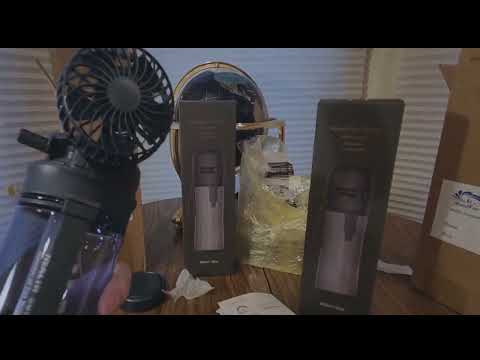 The Best Sports Water Bottle-HandFan Water Bottle with Fan HF7 Unboxing Video
