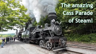 2025 Cass Parade of Steam - five geared locomotives made me one happy railfan!