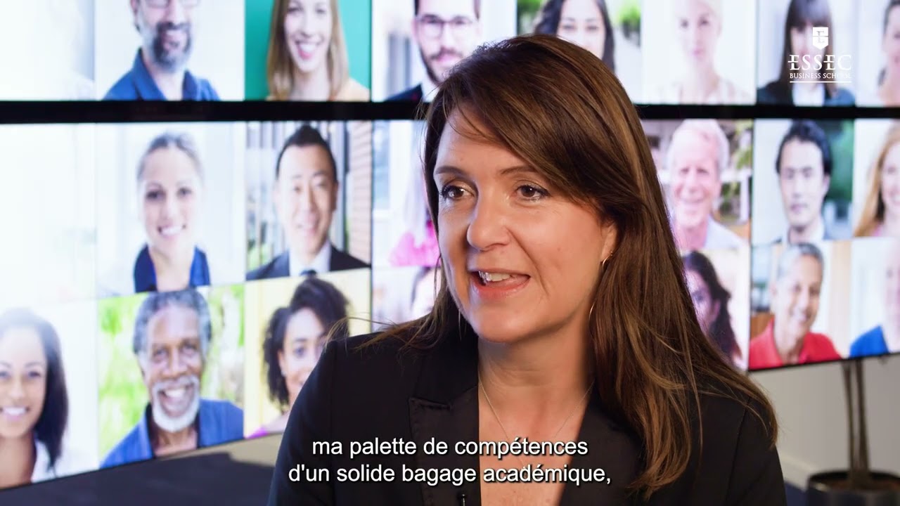 Vidéo témoignage d'une diplômée de l'Executive Master in Management