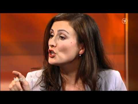 Hart aber fair Asli Sevindim Kritik 2010 09 01 22 19  Das Erste Thilo Sarazzin