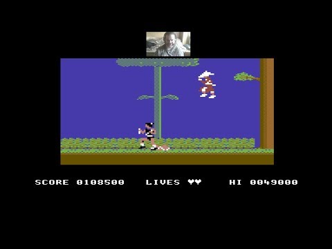 Lukozer Retro Game Review - 585 - Legend Of Kage - Commodore 64