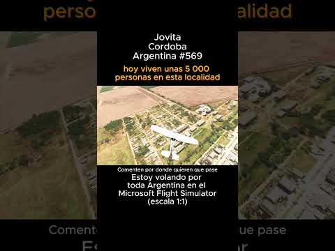 Jovita, Cordoba desde el Microsoft Flight Simulator #jovita #cordoba #msfs #joaha45 #argentina