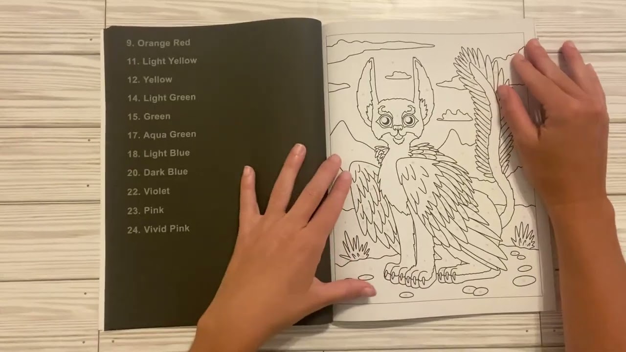 Fantasy Animals by Color Questopia Flip Through