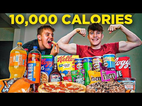 10,000 Calorie Challenge VS My Little Brother