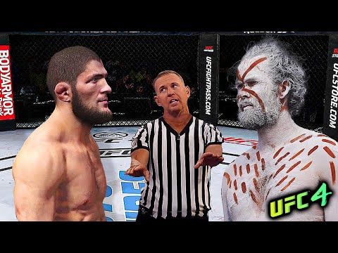 Khabib Nurmagomedov vs. Epic Aboriginal (EA sports UFC 4)