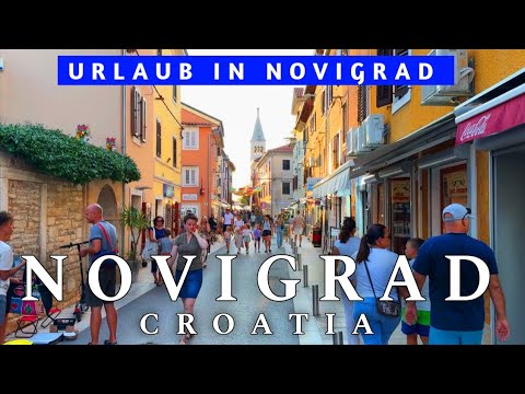 Novigrad,  Croatia 🇭🇷 Walking Tour 4K UHD || Urlaub in Novigrad Kroatien 