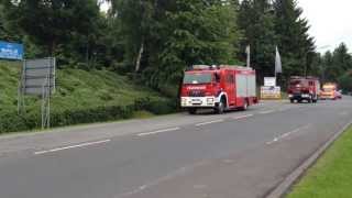 preview picture of video 'Feuerwehr-Bereitschaft V der Bezirksregierung Köln auf dem Weg nach Stendal'