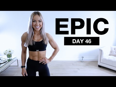 Day 46 of EPIC | Dumbbell ABS and PUSH UPS WORKOUT [NO REPEAT]