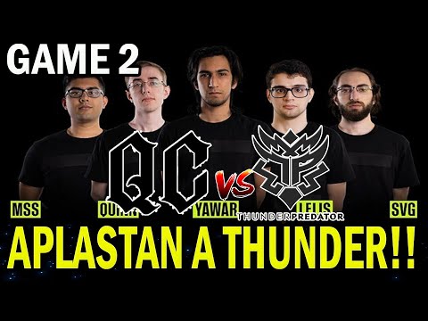 THUNDER PREDATOR VS QUINCY CREW (GAME 2/2) YAWAR (SVEN) LOS DELETEA! BTS Pro Series 3: Americas 2020