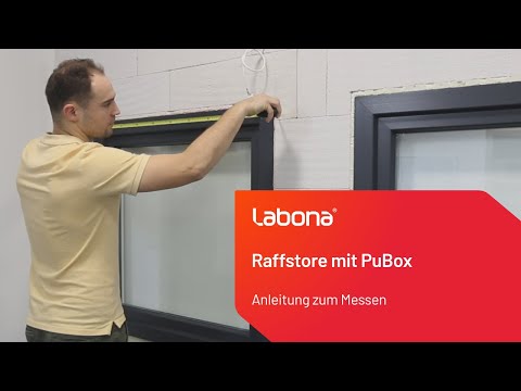 Anleitung zum Ausmessen - Raffstore mit PurBox