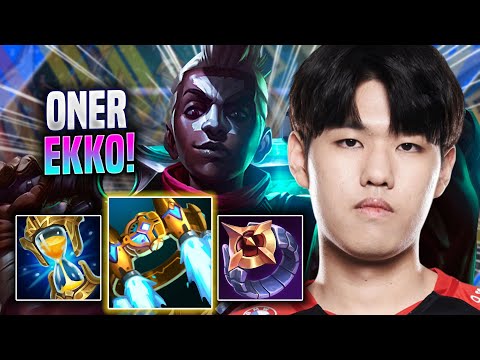 ONER IS READY FOR EKKO! - T1 Oner Plays Ekko JUNGLE vs Lee Sin! | Season 2022