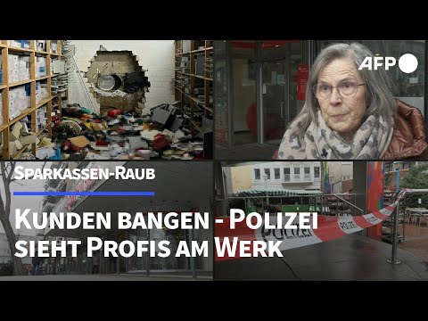 Sparkassen-Raub von Gelsenkirchen: Kunden bangen um ihr Vermögen | AFP
