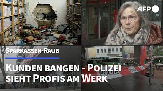 Sparkassen-Raub von Gelsenkirchen: Kunden bangen um ihr Vermögen | AFP