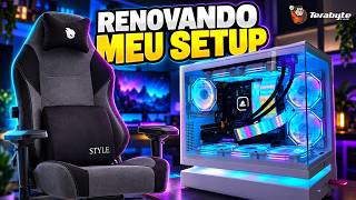 VLOG DA SEMANA E RENOVANDO MEU SETUP GAMER