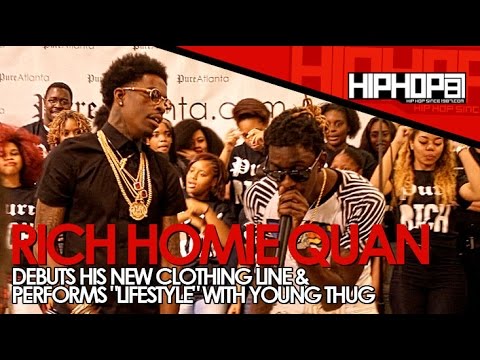 Rich Homie Quan Performs "Lifestyle" With Young Thug During The Launch Of His Clothing Line "Rich"