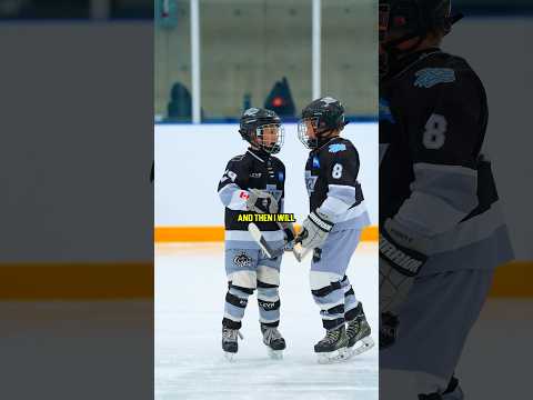 Mic’d Up During A Game🏒😂 #hockey #hockeyplayer #shorts