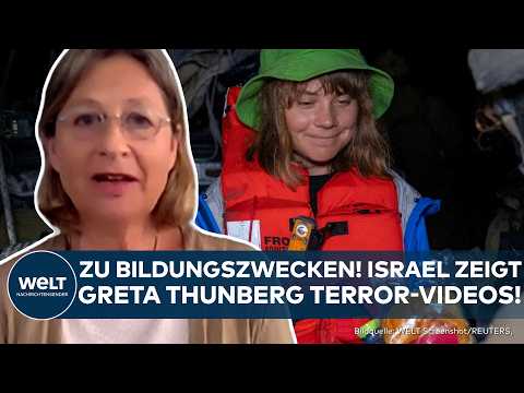 GAZA: Greta Thunberg und Segel-Crew festgenommen! Israel ordnet Thunberg Videos zur Bildung an!