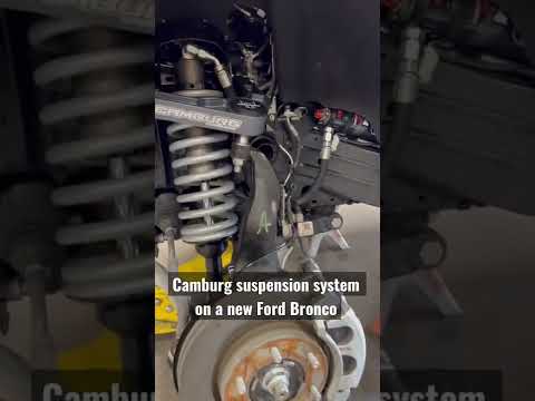 Camburg suspension with Fox shocks on a new Ford Bronco