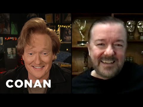 Ricky Gervais Full Interview | CONAN on TBS