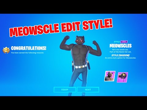 Fortnite | How to Unlock Ghost or Shadow Meowscles Edit Style.! (Chapter 2 Season 2)