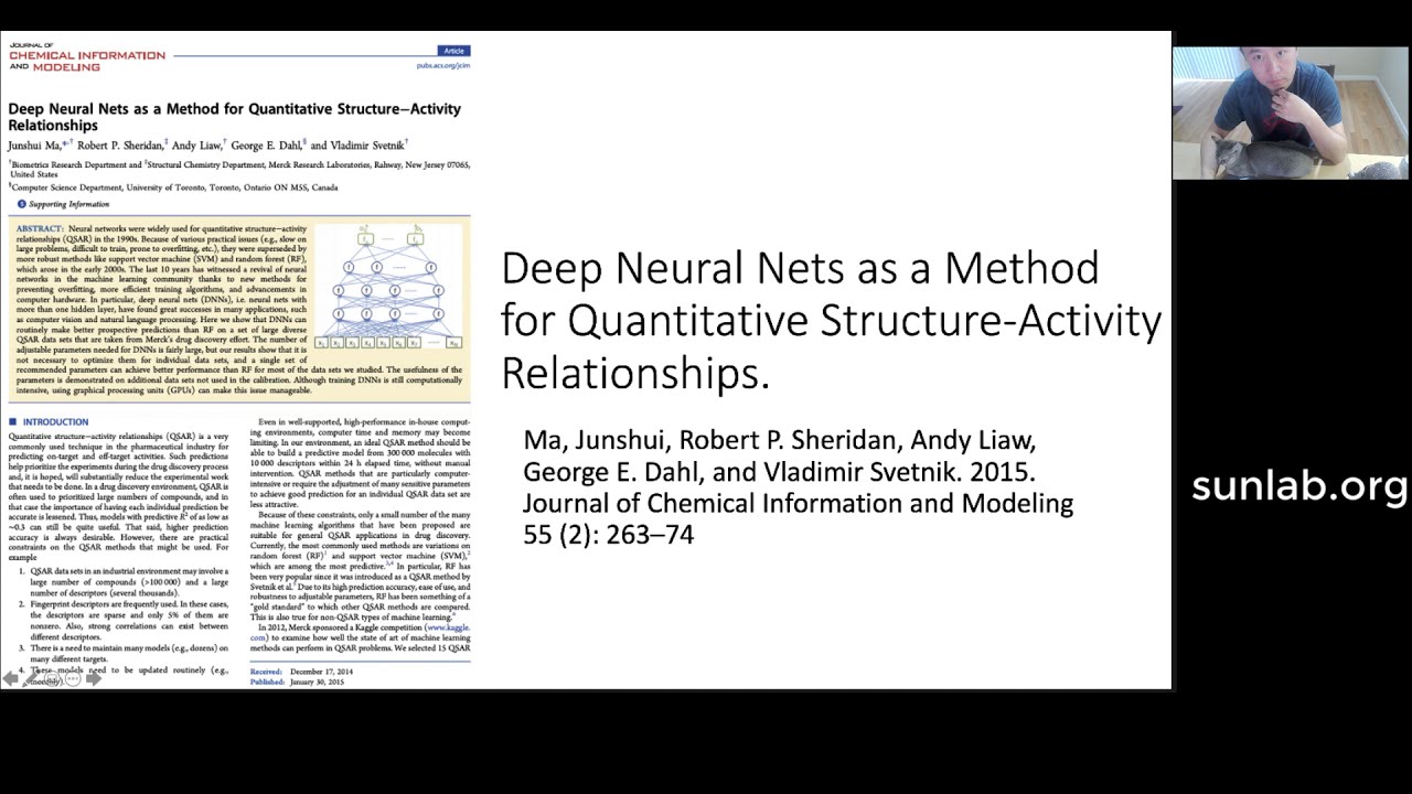 Deep Neural Nets as a Method for Quantitative Structure-Activity Relationships.