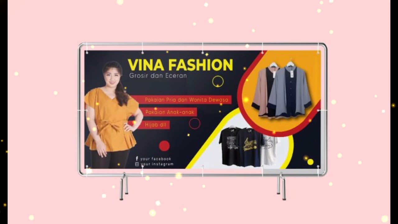 DESAIN SPANDUK TOKO BAJU