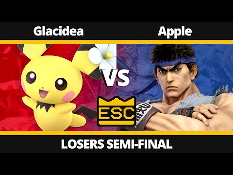ESC 58 - Losers Semi-Final - Glacidea (Pichu) Vs. Apple (Ryu) - SSBU UK Local Tournament