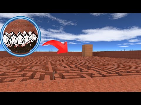 The Escape from SCP 096 in Gmod's Maze