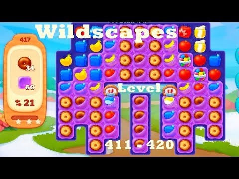 Wildscapes Level 411- 420 HD Walkthrough | Gameplay | 3 - match game | ios | android | pc | app